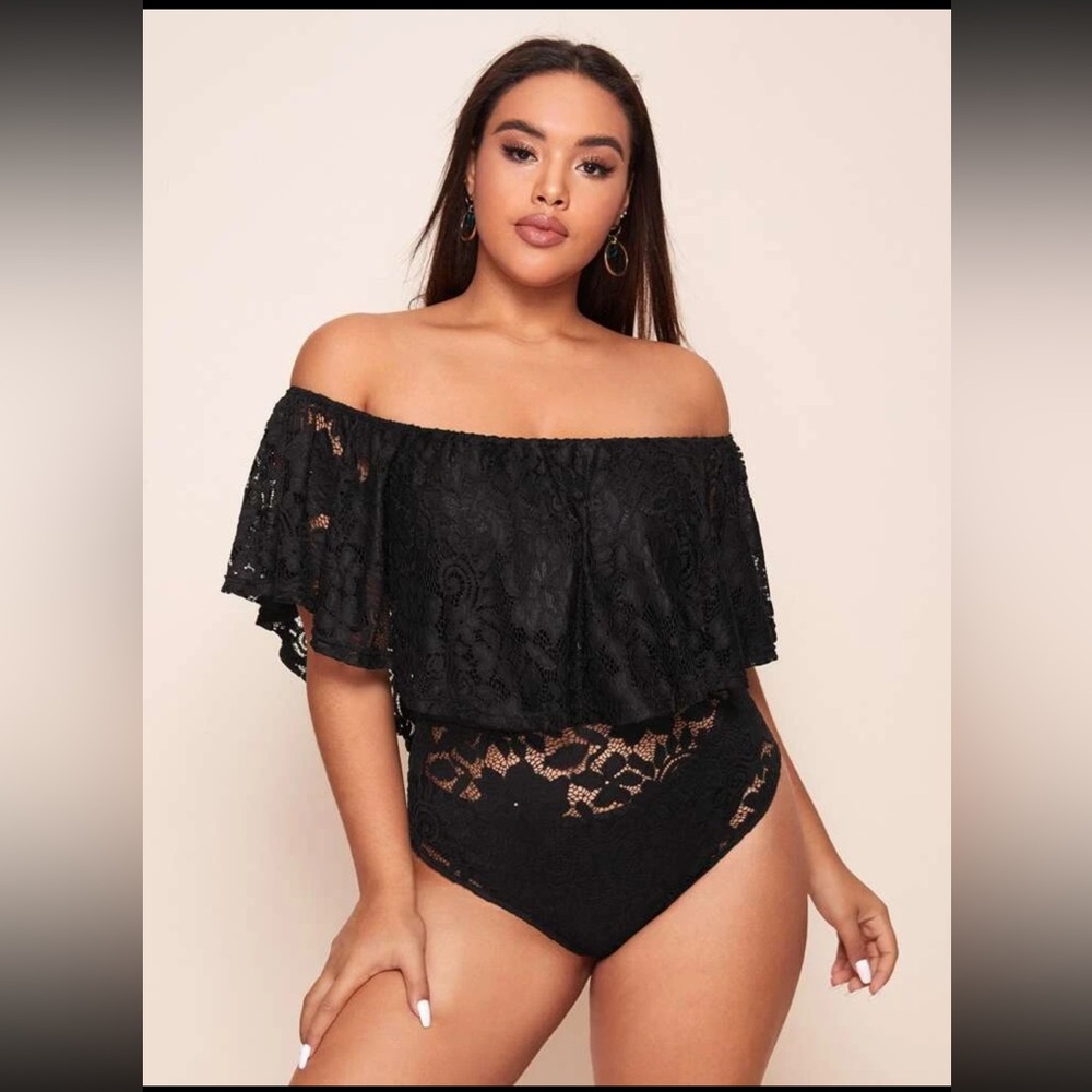 Black Lace Bodysuit